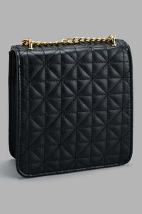 Redtag-Black-Quilted-Cross-Body-Bag-Cross-Body-Bags-Girls-