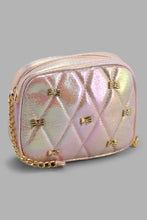 تنزيل الصورة على معرض الصور، Redtag-Pink-Quilted-Cross-Body-Bag-Cross-Body-Bags-Girls-
