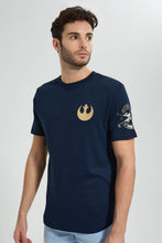 تنزيل الصورة على معرض الصور، Redtag-Navy-Starwar-Crew-Neck-T-Shirt-Colour:Navy,-Filter:Men&#39;s-Clothing,-Men-T-Shirts,-New-In,-New-In-Men,-Non-Sale,-S22B,-Section:Men-Men&#39;s-
