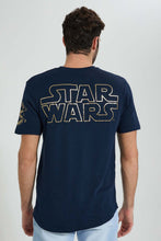 تنزيل الصورة على معرض الصور، Redtag-Navy-Starwar-Crew-Neck-T-Shirt-Colour:Navy,-Filter:Men&#39;s-Clothing,-Men-T-Shirts,-New-In,-New-In-Men,-Non-Sale,-S22B,-Section:Men-Men&#39;s-
