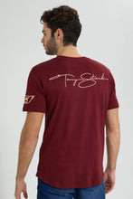 تنزيل الصورة على معرض الصور، Redtag-Burgandy-Ironman-Crew-Neck-T-Shirt-Colour:Burgundy,-Filter:Men&#39;s-Clothing,-Men-T-Shirts,-New-In,-New-In-Men,-Non-Sale,-S22B,-Section:Men-Men&#39;s-
