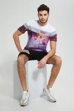 Load image into Gallery viewer, Redtag-White-Nasa-Crew-Neck-T-Shirt-Colour:White,-Filter:Men&#39;s-Clothing,-Men-T-Shirts,-New-In,-New-In-Men,-Non-Sale,-S22B,-Section:Men-Men&#39;s-
