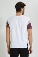 Load image into Gallery viewer, Redtag-White-Nasa-Crew-Neck-T-Shirt-Colour:White,-Filter:Men&#39;s-Clothing,-Men-T-Shirts,-New-In,-New-In-Men,-Non-Sale,-S22B,-Section:Men-Men&#39;s-
