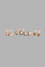 Load image into Gallery viewer, Redtag-Gold-Earrings-Set-(4-Piece)-Colour:Gold,-Filter:Women&#39;s-Accessories,-New-In,-New-In-Women-ACC,-Non-Sale,-S22A,-Women-Jewellery-Women-
