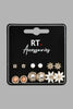 Redtag-Gold-Earrings-Set-(6-Piece)-Colour:Gold,-Filter:Women's-Accessories,-New-In,-New-In-Women-ACC,-Non-Sale,-S22A,-Women-Jewellery-Women-