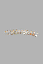 Load image into Gallery viewer, Redtag-Gold-Earrings-Set-(6-Piece)-Colour:Gold,-Filter:Women&#39;s-Accessories,-New-In,-New-In-Women-ACC,-Non-Sale,-S22A,-Women-Jewellery-Women-
