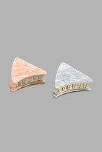 تنزيل الصورة على معرض الصور، Redtag-Grey-And-Pink-Hair-Claw-Set-(2-Piece)-Colour:Grey,-Colour:Pink,-Filter:Women&#39;s-Accessories,-New-In,-New-In-Women-ACC,-Non-Sale,-S22A,-Women-Hair-Clips-Women-

