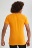 Redtag-Orange-Puff-&-Digital-Print-T-Shirt-All-Over-Prints-Senior-Boys-9 to 14 Years