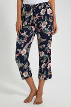 تنزيل الصورة على معرض الصور، Redtag-Navy-Floral-Printed-Pyjama-Bottom-Pyjama-Bottoms-Women&#39;s-
