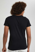 Load image into Gallery viewer, Redtag-Black-Level-Up-T-Shirt-Graphic-T-Shirts-Senior-Boys-9 to 14 Years
