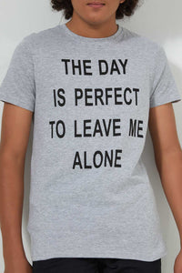 Redtag-Grey-Perfect-Day-T-Shirt-All-Over-Prints-Senior-Boys-9 to 14 Years