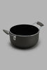 Redtag-Black-Aluminum-Non-Stick-Mini-Sauce-Pot-(14cm)-Pots-Home-Dining-