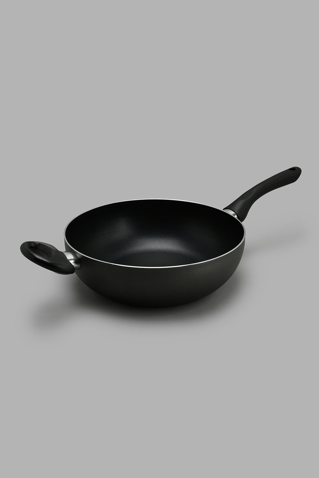 Redtag-Black-Aluminum-Non-Stick-Wok-Pan-(26cm)-Pans-Home-Dining-