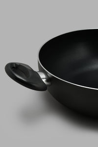 Redtag-Black-Aluminum-Non-Stick-Wok-Pan-(26cm)-Pans-Home-Dining-