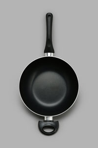 Redtag-Black-Aluminum-Non-Stick-Wok-Pan-(24cm)-Pans-Home-Dining-