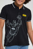 Redtag-Black-Batman-Polo-Polo-Shirts-Senior-Boys-9 to 14 Years