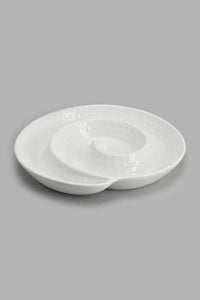 Redtag-White-Embossed-Serving-Set-(6-Piece)-Serving-Sets-Home-Dining-