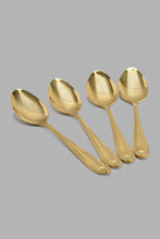 Load image into Gallery viewer, Redtag-Gold-Dinner-Spoon-Set-(4-Piece)-Dinner-Spoon-Home-Dining-
