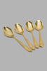 Redtag-Gold-Dinner-Spoon-Set-(4-Piece)-Dinner-Spoon-Home-Dining-