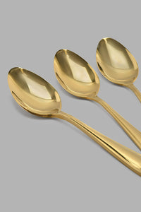 Redtag-Gold-Dinner-Spoon-Set-(4-Piece)-Dinner-Spoon-Home-Dining-