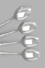 Load image into Gallery viewer, Redtag-Silver-Dinner-Spoon-Hammered-Finish-Set-(4-Piece)-Dinner-Spoon-Home-Dining-
