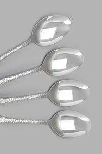 Redtag-Silver-Dinner-Spoon-Hammered-Finish-Set-(4-Piece)-Dinner-Spoon-Home-Dining-