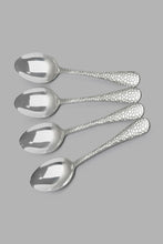 Load image into Gallery viewer, Redtag-Silver-Tea-Spoon-Hammered-Finish-Set-(4-Piece)-Tea-Spoon-Home-Dining-
