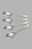 Redtag-Silver-Tea-Spoon-Hammered-Finish-Set-(4-Piece)-Tea-Spoon-Home-Dining-