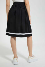 تنزيل الصورة على معرض الصور، Redtag-Black-Pleated-Skirt-Skirts-Women&#39;s-
