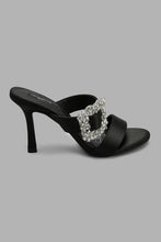 تنزيل الصورة على معرض الصور، Redtag-Black-Mule-With-Buckle-Trim-Court-Shoes-Women&#39;s-
