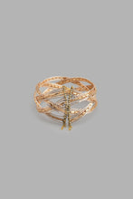 Load image into Gallery viewer, Redtag-Gold-Cuff-Bracelet-For-Women-Colour:Gold,-Filter:Women&#39;s-Accessories,-New-In,-New-In-Women-ACC,-Non-Sale,-S22B,-Women-Jewellery-Women-
