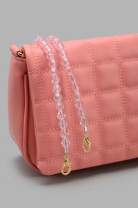 Redtag-Pink-Quilted-Cross-Body-Bag-Category:Bags,-Colour:Pink,-Filter:Girls-Accessories,-GIR-Bags,-New-In,-New-In-GIR-ACC,-Non-Sale,-S22B,-Section:Kidswear-Girls-