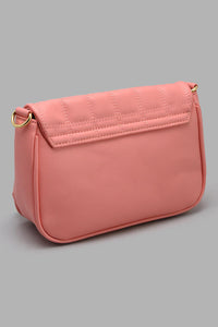 Redtag-Pink-Quilted-Cross-Body-Bag-Category:Bags,-Colour:Pink,-Filter:Girls-Accessories,-GIR-Bags,-New-In,-New-In-GIR-ACC,-Non-Sale,-S22B,-Section:Kidswear-Girls-