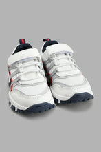 تنزيل الصورة على معرض الصور، Redtag-White-Pieced-Overlay-Trekker-Sneakers-Boys-3 to 5 Years
