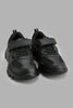 Redtag-Black-Triple-Black-Trekker-Sneakers-Boys-3 to 5 Years