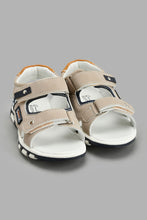 Load image into Gallery viewer, Redtag-Grey-Sporty-Sandal-Sandals-Boys-3 to 5 Years
