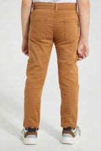 Load image into Gallery viewer, Redtag-Stone-Coloured-Twill-Stretch-Jean-Jeans-Regular-Fit-Boys-2 to 8 Years
