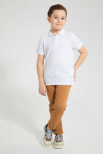 Load image into Gallery viewer, Redtag-Stone-Coloured-Twill-Stretch-Jean-Jeans-Regular-Fit-Boys-2 to 8 Years
