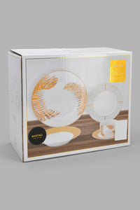 Redtag-Gold-Leaf-Print--Dinner-Set-(20-Piece)-Dinner-Sets-Home-Dining-