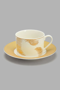 Redtag-Gold-Leaf-Print--Dinner-Set-(20-Piece)-Dinner-Sets-Home-Dining-