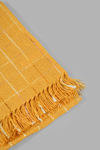 Redtag-Mustard-Table-Runner-Category:Table-Linen,-Colour:Mustard,-DANDELION,-Filter:Home-Dining,-HMW-DIN-Kis-Kitchen-Accessories,-New-In,-New-In-HMW-DIN,-Non-Sale,-S22C,-Section:Homewares-Home-Dining-