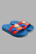 تنزيل الصورة على معرض الصور، Redtag-Navy-Superman-Character-Slide-Slides-Boys-3 to 5 Years
