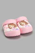 Load image into Gallery viewer, Redtag-Pale-Pink-Sofia-Character-Clog-Clogs-Girls-3 to 5 Years
