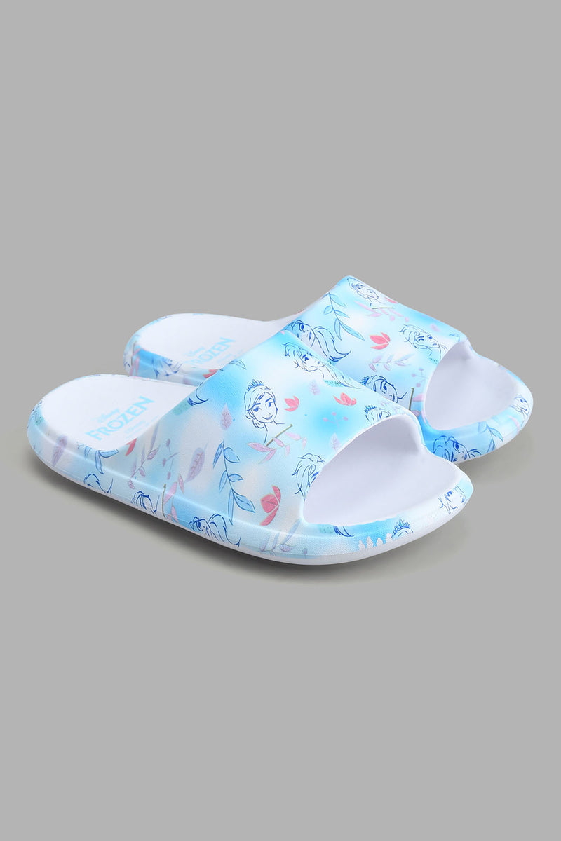 Redtag-Blue-Frozen-Character-Slide-Slides-Girls-3 to 5 Years