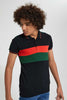 Redtag-Assorted-Color-Block-With-Shoulder-Tape-Polo-Plain-Senior-Boys-9 to 14 Years