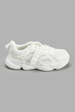 تنزيل الصورة على معرض الصور، Redtag-White-Fabric-Block-Chunky-Sneaker-Chunky-Senior-Boys-5 to 14 Years
