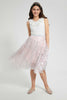 Redtag-Pink-With-Silver-Foil-Tulle-Skirt-Skirts-Senior-Girls-9 to 14 Years