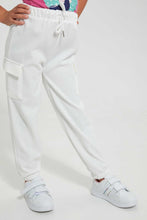 تنزيل الصورة على معرض الصور، Redtag-Cream-Patch-Pocket-Trouser-Trousers-Girls-2 to 8 Years
