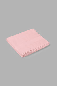 Redtag-Pink-Textured-Cotton-Bath-Sheet-Bath-Towels-Home-Bathroom-