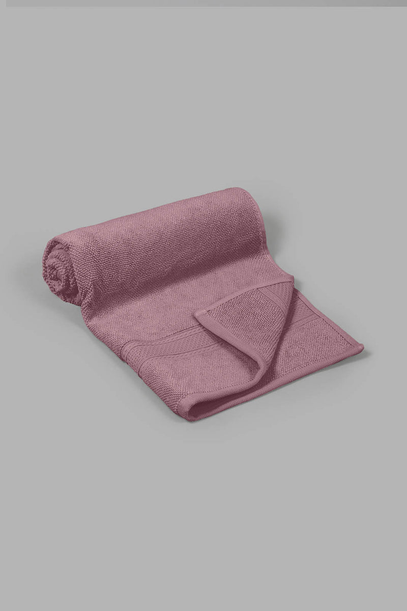 Redtag-Purple-Textured-Cotton-Hand-Towel-0,-Colour:Purple,-Filter:Home-Bathroom,-HMW-BAC-Hand-Towels,-New-In,-New-In-HMW-BAC,-Non-Sale,-S22B,-Section:Homewares-Home-Bathroom-